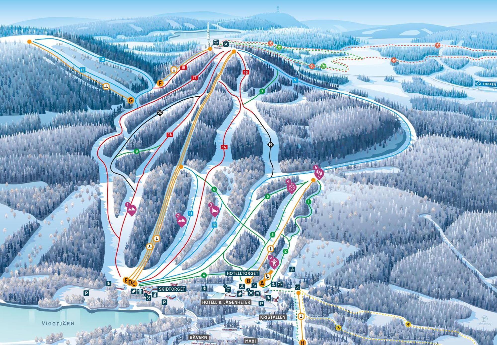 Hassela Ski Resort Eksteriør bilde
