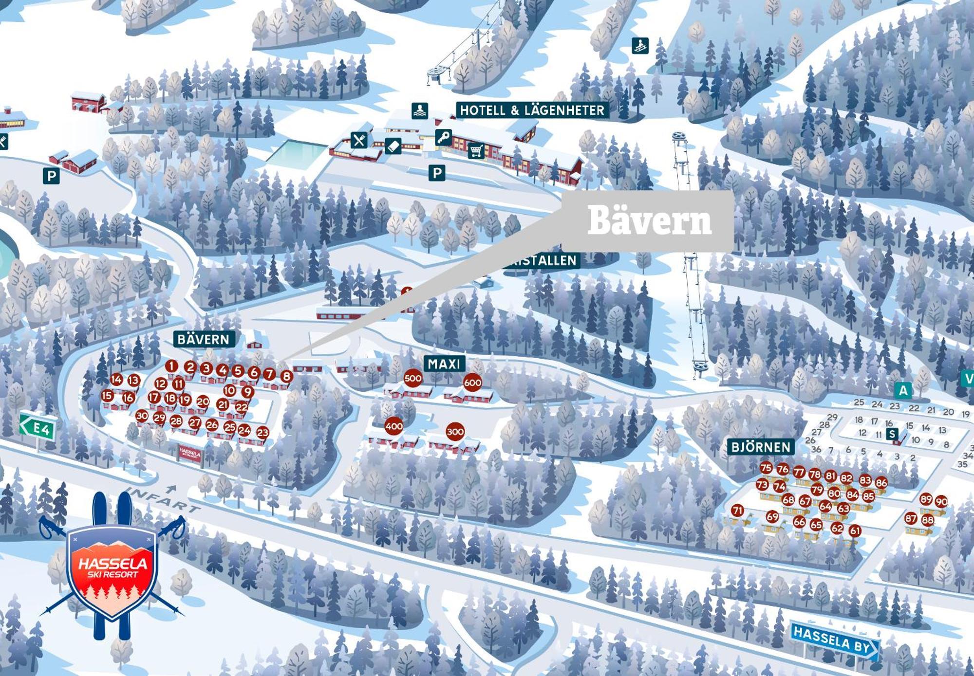 Hassela Ski Resort Eksteriør bilde