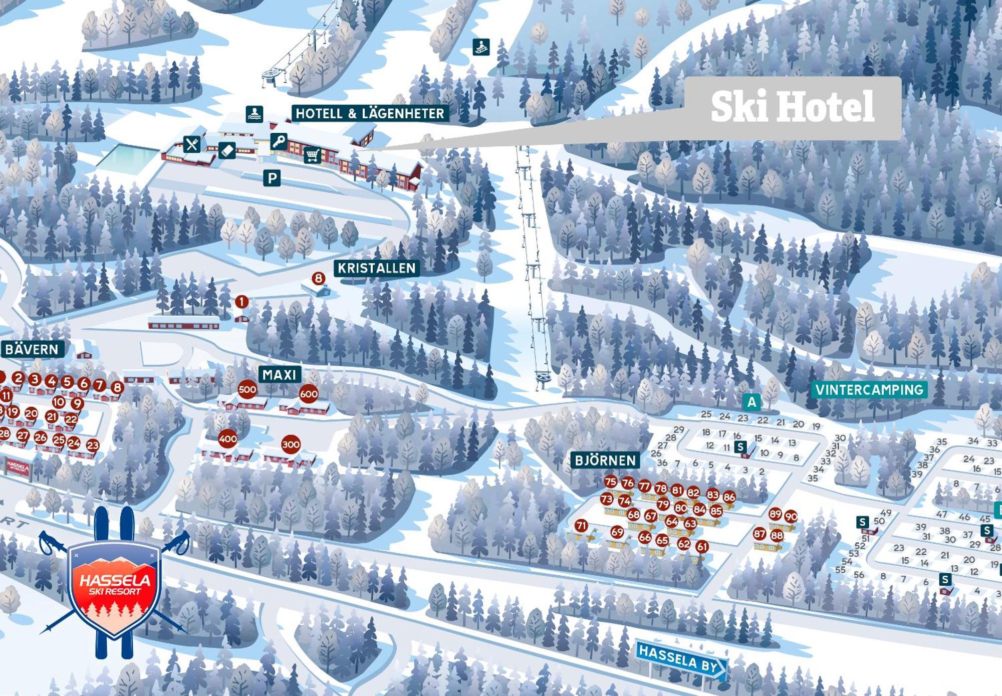 Hassela Ski Resort Eksteriør bilde